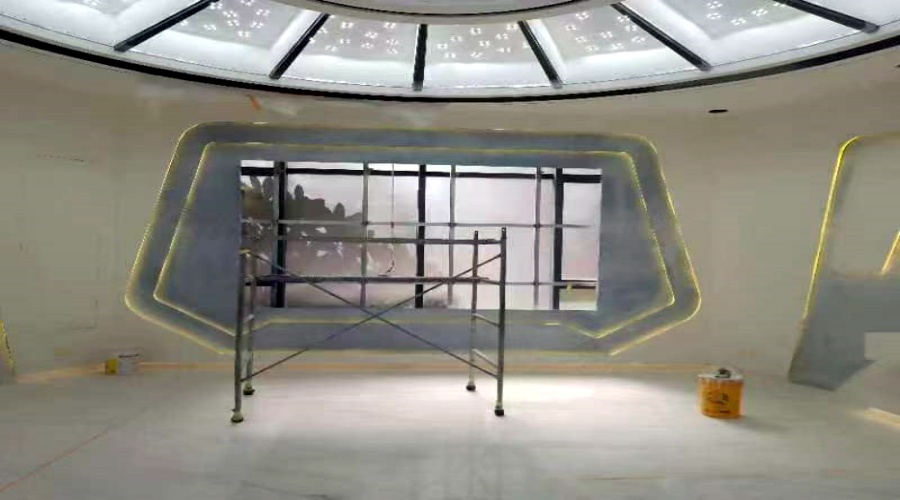 廣州標(biāo)榜汽車展廳與飾紀(jì)上品GRG墻板建立信任橋梁